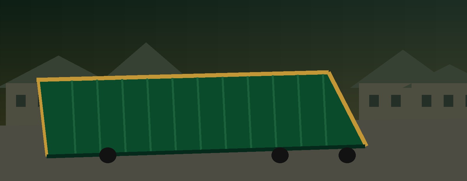 Construction Dumpster Rental container in the Nashville area